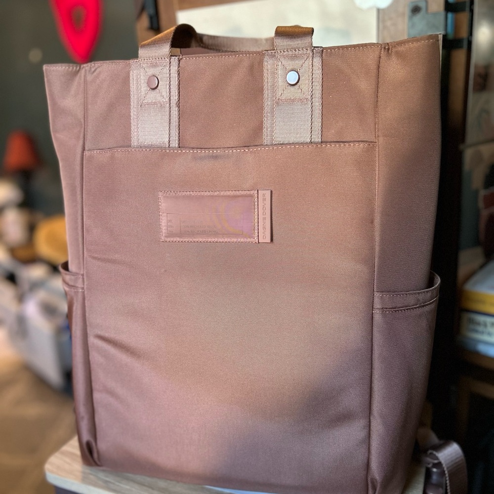 Dagne Dover Blush Pink laptop tote backpack